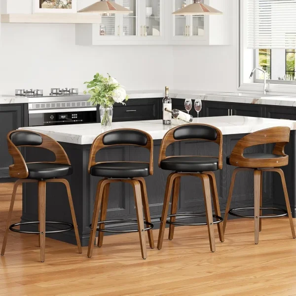 26" Brentwood Swivel Bar Stools - Set of 4