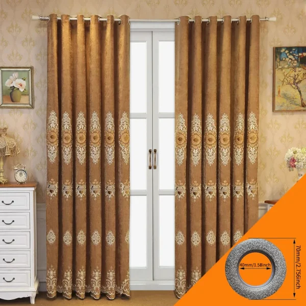 2pcs European Curtains